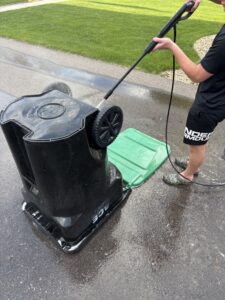 Outdoor Service Pros student-run bin cleaning business in Otsego and Rogers, MN